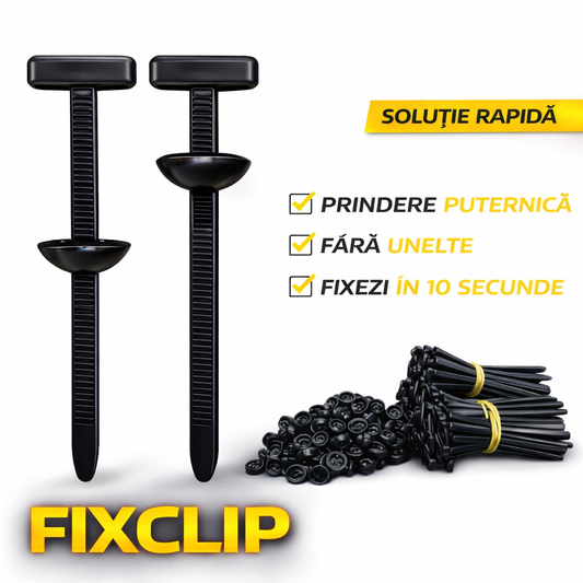 Set Clipsuri auto pentru fixare plastic (50 bucăți + 50 GRATIS)