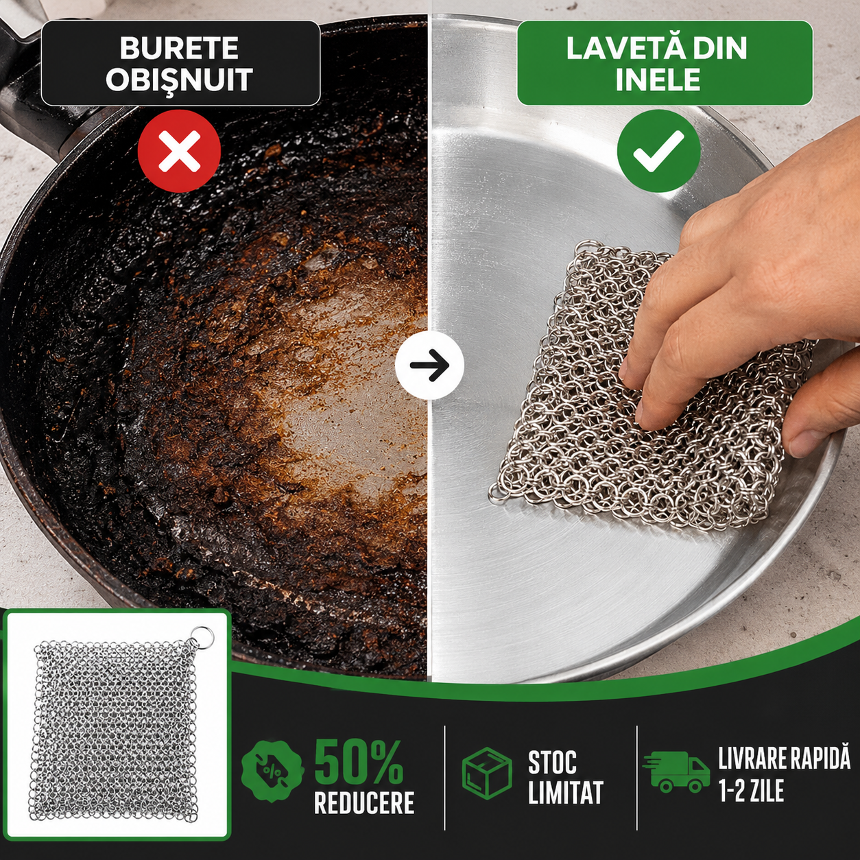 Lavetă Premium pentru Curățare Intensivă