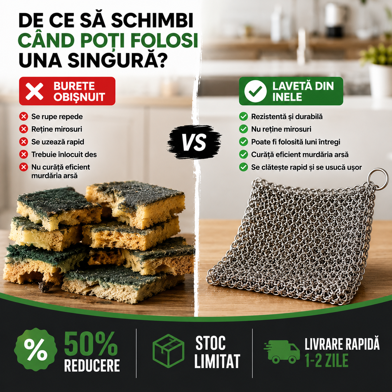 Lavetă Premium pentru Curățare Intensivă