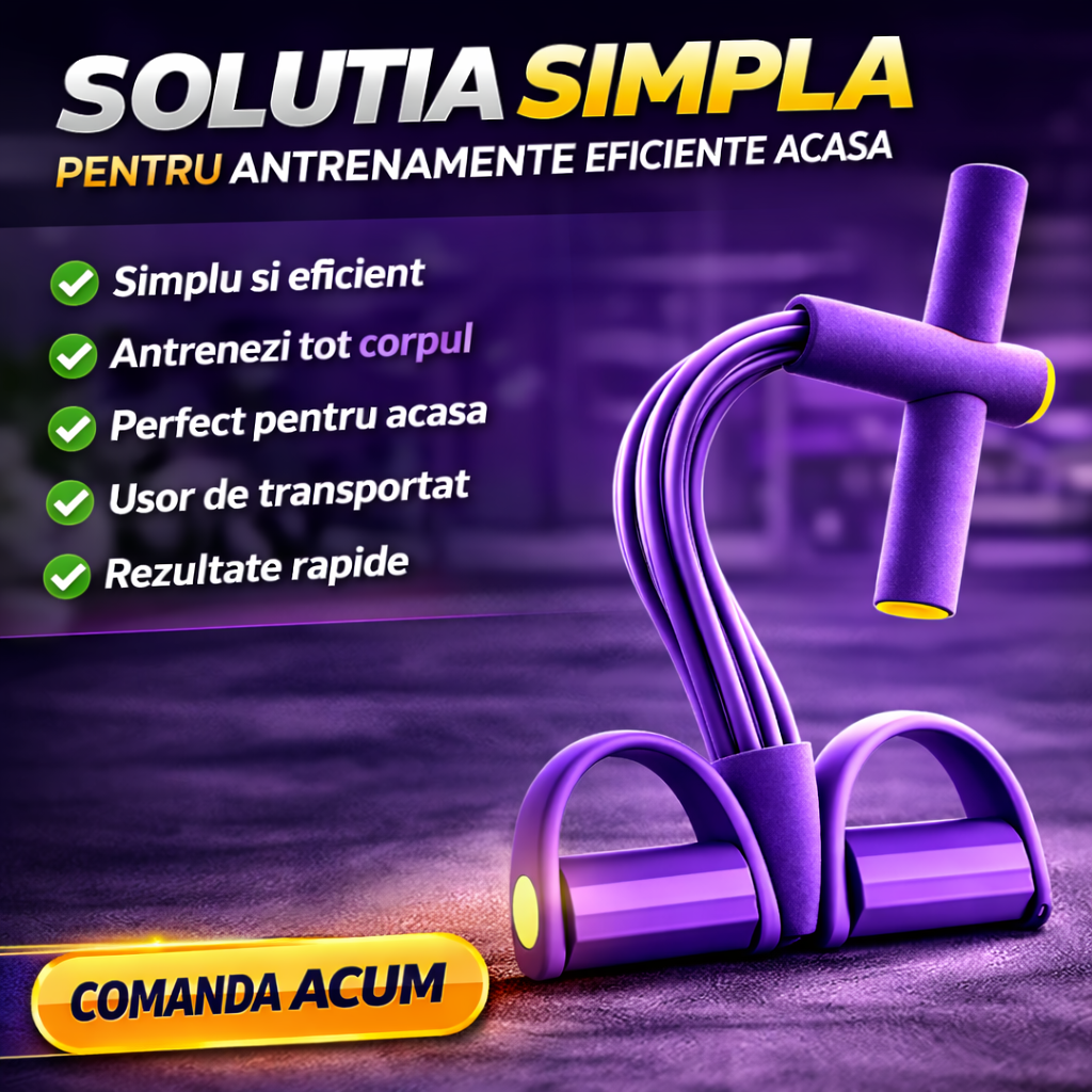 Coardă fitness FitFlex™ pentru slăbit și tonifiere rapidă
