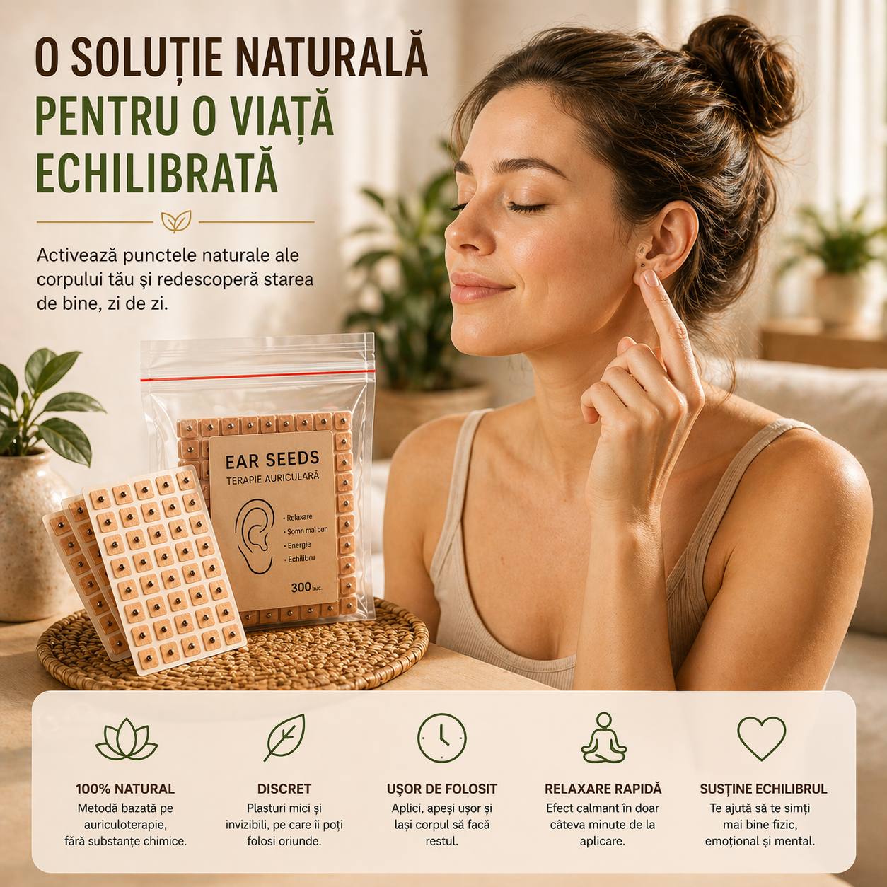 NeuroPoints™ – Kit Relaxare Auriculară - 300 buc