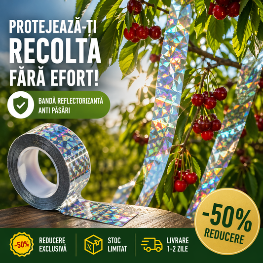 Protect™ Banda Anti Pasari irizata - 35 metri
