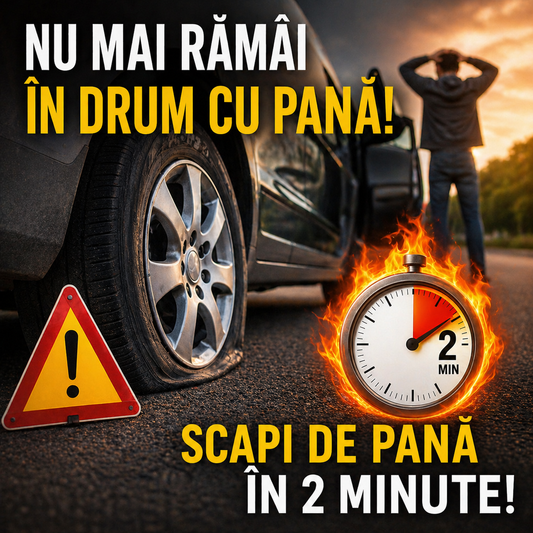 Kit de Urgență pentru Reparație Pană