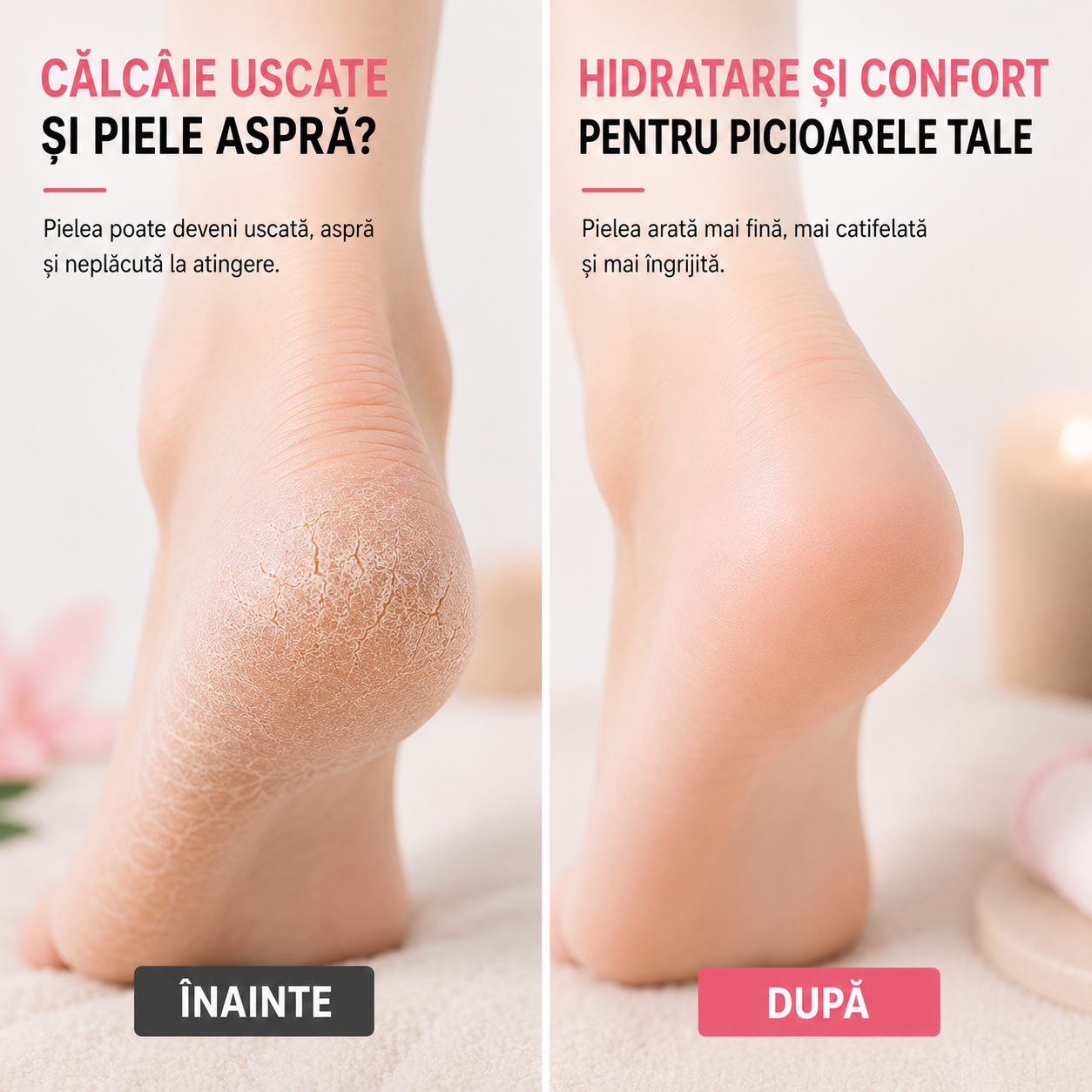 Oferta 50% Reducere - Sosete hidratante de îngrijire
