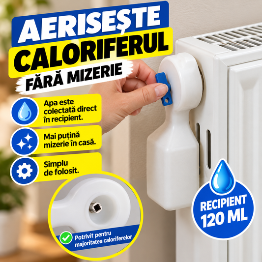 Dispozitiv Aerisire Calorifer cu Recipient 120ml