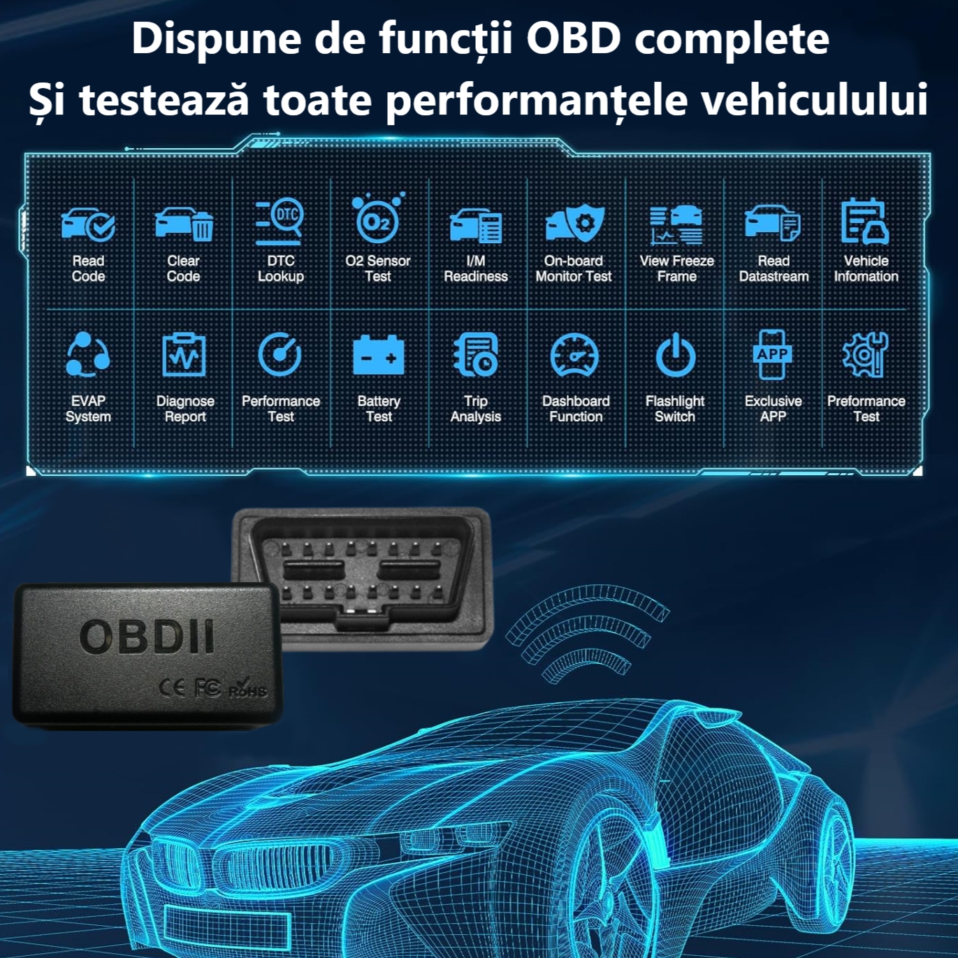 Tester Auto OBD Profesional
